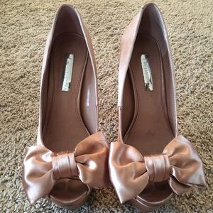 Rose Gold Heels- H by Halston
